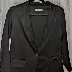 Olivia Moon Women's black 3/4 sleeve blazer, size Medium